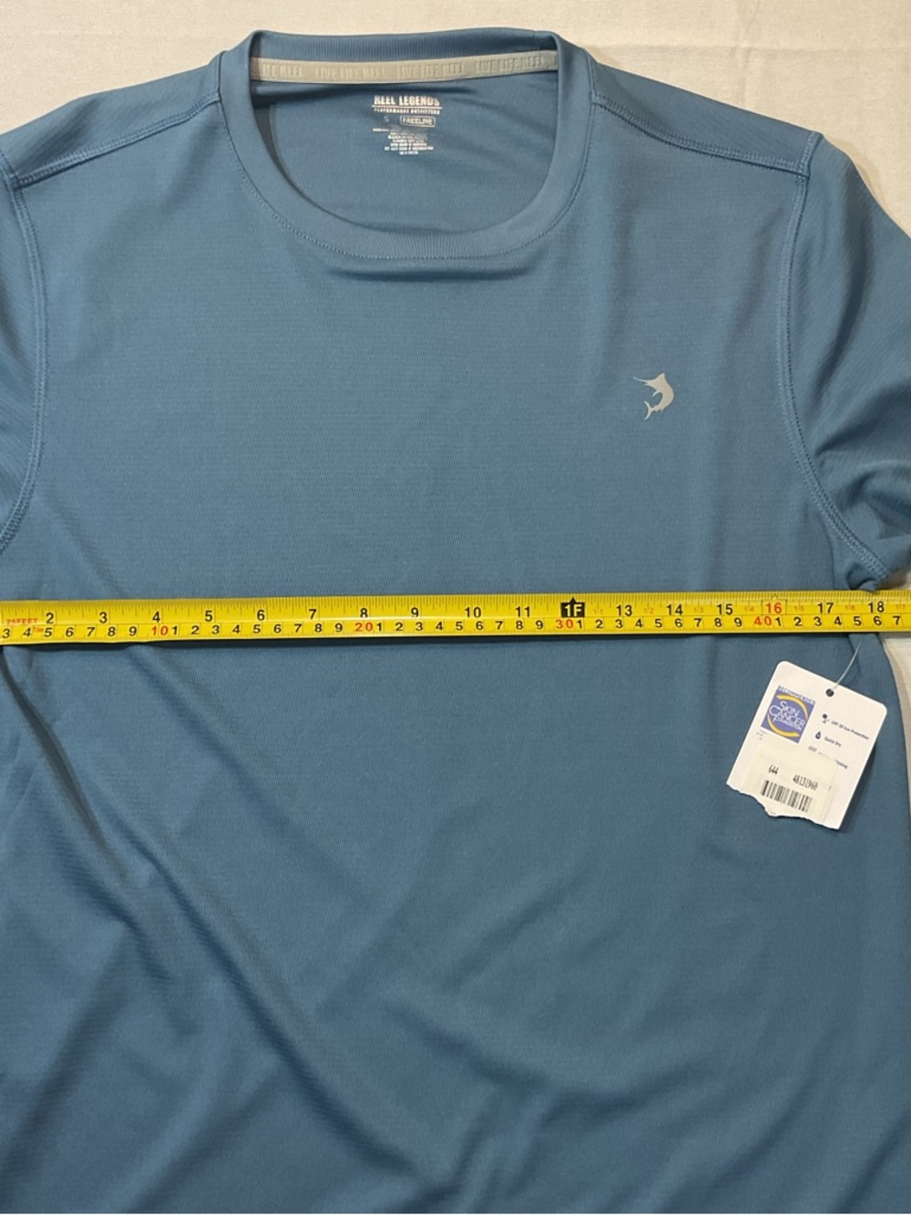 Reel Legends NWT Navy Quick Dry Short Sleeve Shirt Size S Fishing Everyday - Picture 4 of 7